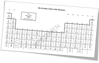 Chemistry Data Booklet
t